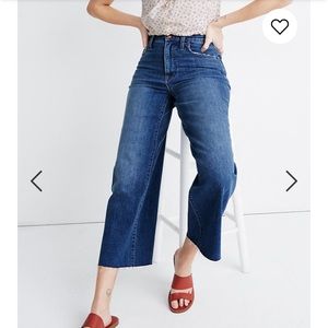 Madewell Wide Leg High Rise Jeans